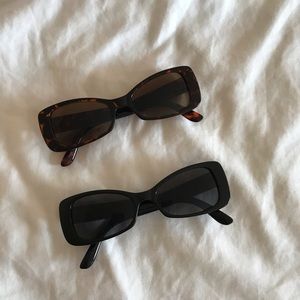 Free People Accessories - Rectangular black and tortoise shell sunglasses Free People Accessories - Rectangular black and tortoise shell sunglasses